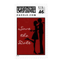 Save the Date Couple postage