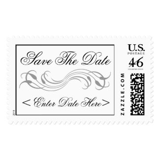 Save The Date Custom Date Wedding Postage Stamp stamp