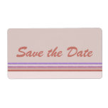Save the Date labels