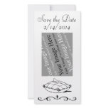 Save the Date Customizable Cinderella Photo Card