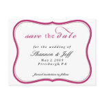 Save The Date, Customizable postcards