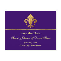Save the Date Customizable Post Card