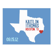 Save the Date - Customizable - Texas Post Cards