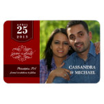 Save the Date Deluxe Magnets with Your Photo