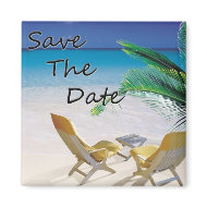 Save The Date Destination Wedding magnet