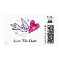 Save the Date Dove postage