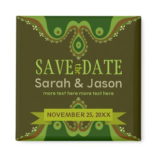 Save the Date Earth Goddess Magnet magnet