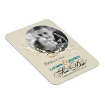 Save the Date Ecru Wedding Custom Photo Magnets