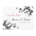 Save the Date Elegant 01 postcards by darmanddesigns Save the Date Elegant 01 postcards