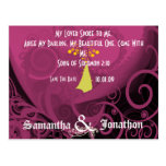 Save The Date Elegant Cala Lily Post Card