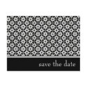 save the date : elegant floral : postcards