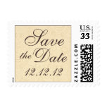Save the Date Elegant Floral Postcard Postage stamps