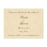 Save The Date Elegant Ivory Floral Post Card postcards