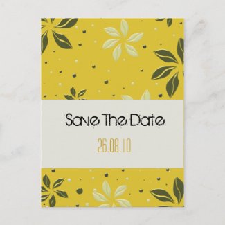 Save the Date - Embossed Postcards