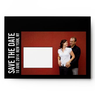 Save the Date Engagement Photo Envelopes envelope