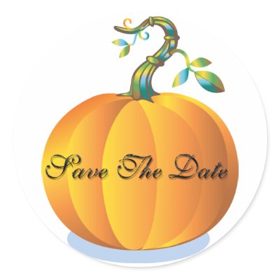 Save The Date Envelope Seal Sticker