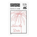 Save the Date Fireworks Postage postage