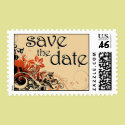 save the date : flower breeze : postage