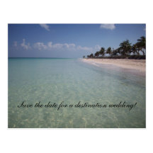 Save the date for a destination weddi... post card