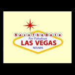 Save the Date For Fabulous Las Vegas Postcard postcards