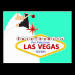 Save the Date For Fabulous Las Vegas Postcard postcards