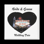 Save the Date For Our Wedding In Fabulous Las Vega magnets
