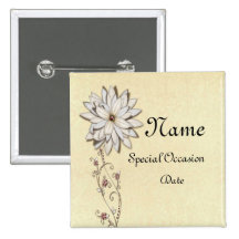 Save the Date for Special Occasion Pinback Buttons