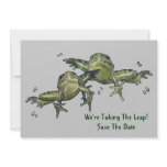 Save The Date: Frogs: Taking The Leap Custom Invites
