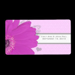 Save the Date Gerber Daisy Musical Notes and Heart