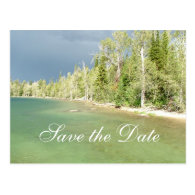 Save the date, Grand Teton landscape photo Postcard