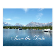 Save the date, Grand Teton National Park. Postcards