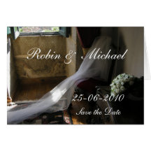 Save the date greeting card
