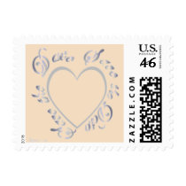 Save the Date Heart postage by allnightstudio Save the Date Heart postage