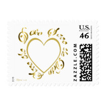 Save the Date Heart postage by allnightstudio Save the Date Heart postage
