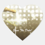 Save The Date Heart Sticker stickers