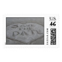 Save the Date in the Sand! postage by eherrmann Save the Date in the Sand! postage