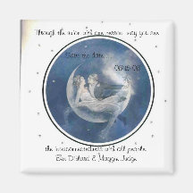 save the date in the stars magnets