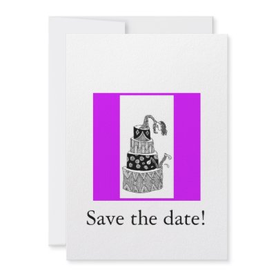 Save the date! invitations
