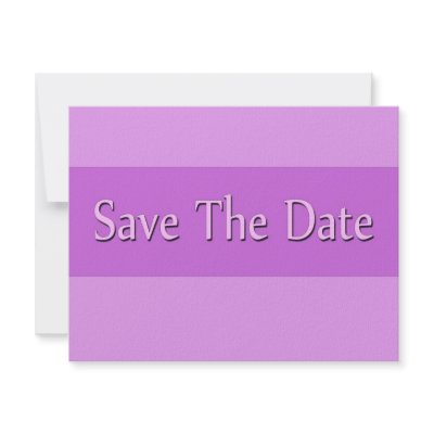 Save The Date Personalized Invitations
