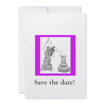 Save the date! invitations