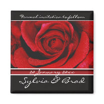 Save the date invitation magnets by Rowood Save the date invitation magnets