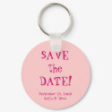 Save the date keychains