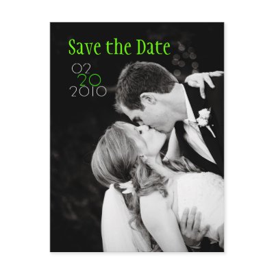 Save the Date Kiss Post Card