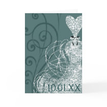 Save the Date -Lace Bride's Gown - Customized cards by samack Save the Date -Lace Bride's Gown - Customized cards