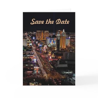 Save the Date Las Vegas Cards card