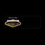 Save the Date Las Vegas Label labels