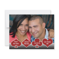 Save the Date (Las Vegas) Photo Announcement invitation