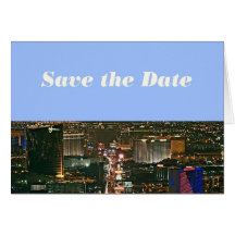 Save the Date Las Vegas Strip Cards