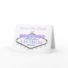 postcard - Save the Date Las Vegas Wedding Bells Cards. Add Thank you cards and postage stamps!