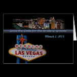 Save the Date Las Vegas Wedding Card cards